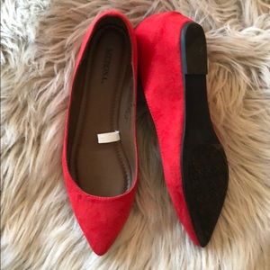 Red flats size 8.5
